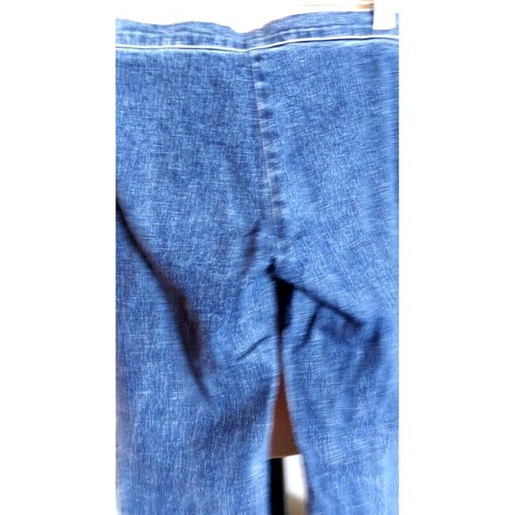 A’gaci Too Women's Size S Flair with Embroidered embellishments Denim Jean Pants - Picture 5 of 6